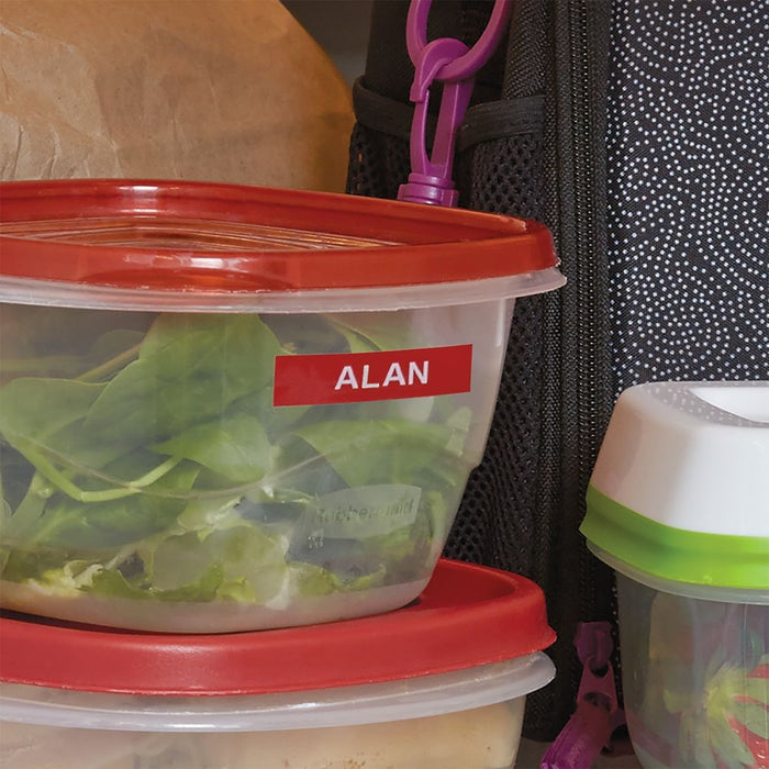 Best Value DYMO D1 Durable Labeling Tape for LabelManager Label Makers, White Print on Red Tape, 12 mm W x 3 m L, 1 Cartridge (1978366)