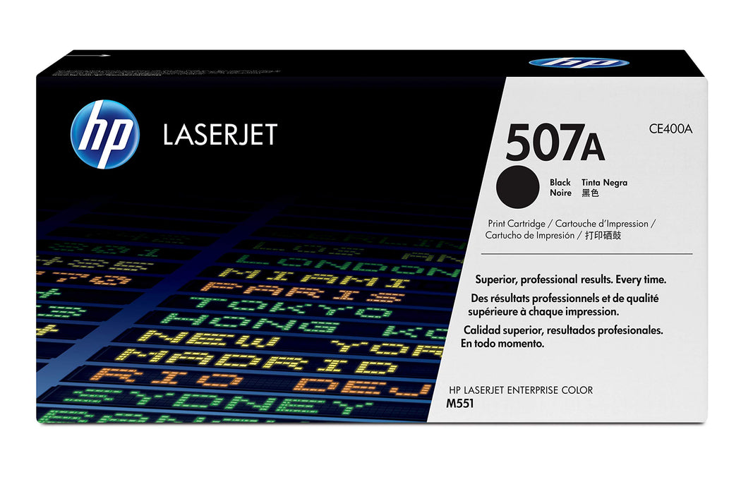 Best Value HP CE400A 507A Original LaserJet Toner Cartridge, Black, Pack of 1