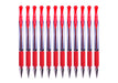 Best Value Uni-Ball 751107000 UM-151S Signo Gel Pens with Gel Grip, Red Gel, 0.7mm Stainless Steel Nib (Pack of 12)