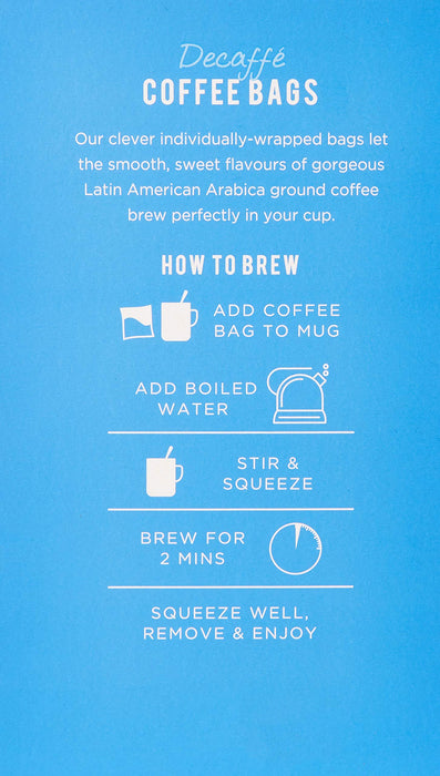 Taylors of Harrogate Decaffeinated Coffee Bags (Pack 10) 0403539