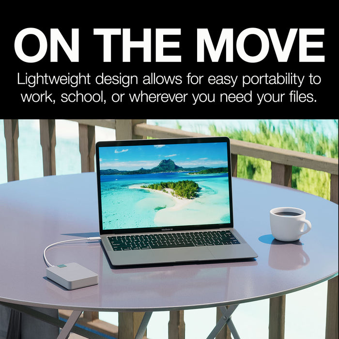 Seagate Ultra Touch 5TB USB 3.0 External Hard Drive Pebble Grey