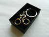 Best Value Sportslight Cyclists Key Ring, Gift Boxed, Chrome, 30x 40mm