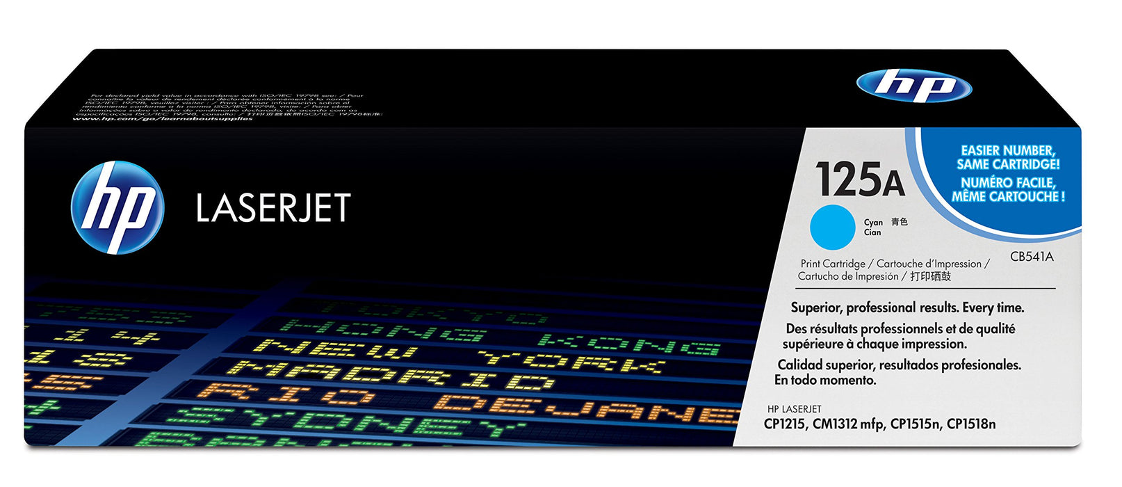 Best Value HP CB541A 125A Original LaserJet Toner Cartridge, Cyan, Pack of 1