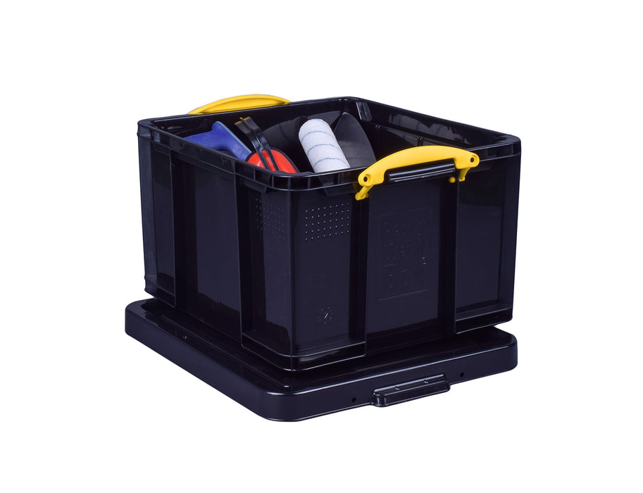 Best Value Really Useful Storage Box 42 Litre Solid Black