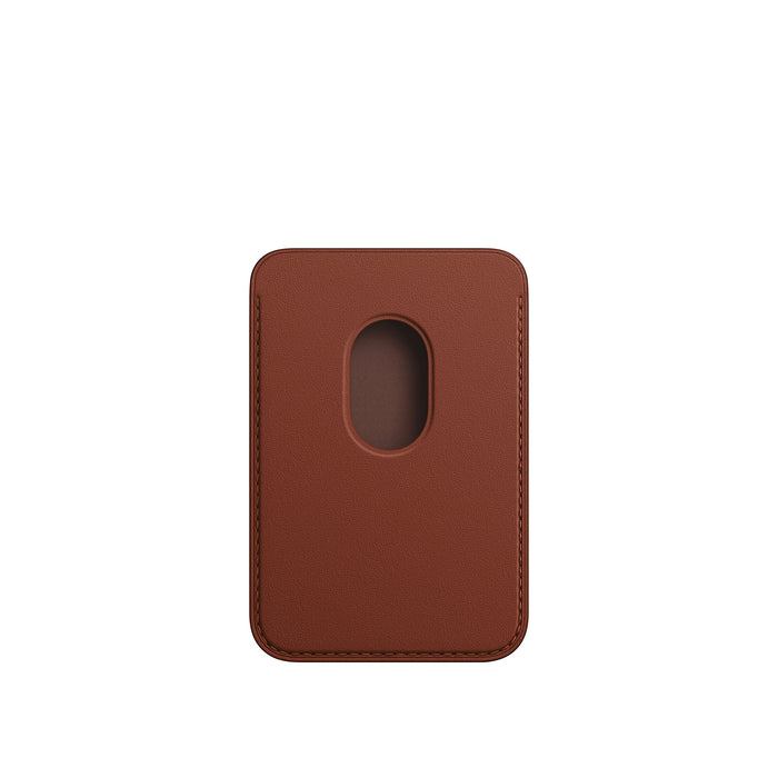 Apple - Wallet for mobile phone / credit card - with MagSafe - leather - umber - for iPhone 12, 13, 14