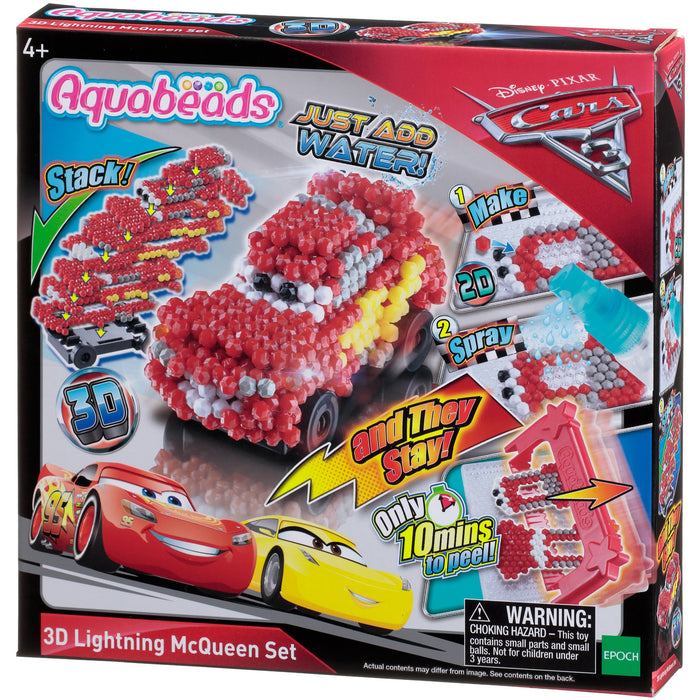 AQUABEADS CARS 3 3D LIGHTENING MCQUEEN SET /30198/