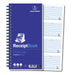 Best Value Challenge 280 x 141 mm Duplicate Receipt Book, Carbonless, 200 Pages, Set of 1