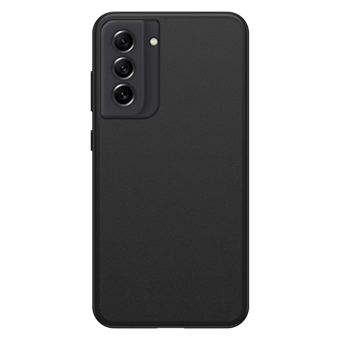 OtterBox React Series - Back cover for mobile phone - polyurethane, polycarbonate - black - for Samsung Galaxy S21 FE 5G
