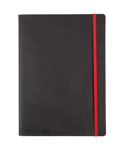 Best Value Oxford Black n' Red B5 Soft Cover Casebound Business Journal Ruled and Numbered, 144 Page, 1 Notebook