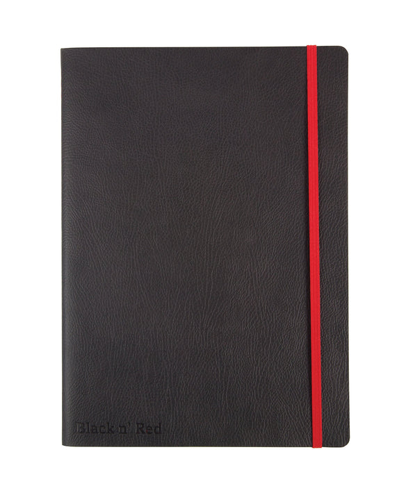 Best Value Oxford Black n' Red B5 Soft Cover Casebound Business Journal Ruled and Numbered, 144 Page, 1 Notebook