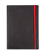 Best Value Oxford Black n' Red B5 Soft Cover Casebound Business Journal Ruled and Numbered, 144 Page, 1 Notebook