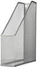 Best Value 3 x Executive Mesh Magazine File Rack - Silver pk3