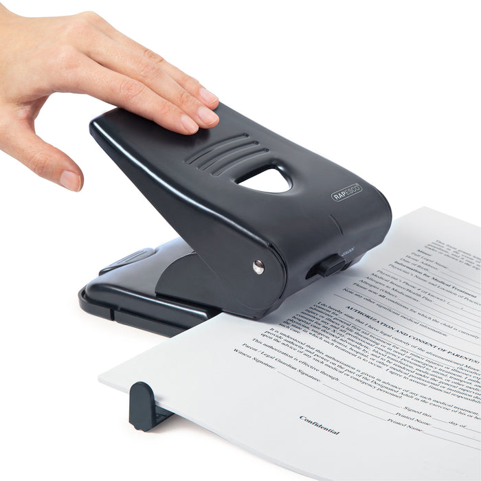 Best Value Rapesco PF800AB1 Hole Punch - 835, 40-sheet capacity. Black