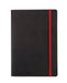 Best Value Oxford Black n' Red A5 Soft Cover Casebound Business Journal, Ruled and Numbered Notebook, 144 Page, 1 Notebook