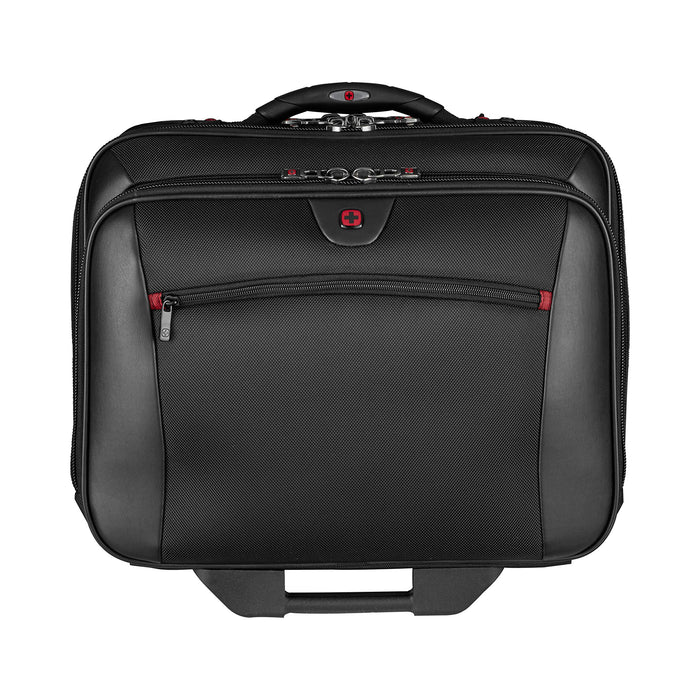 Best Value Wenger 600661 POTOMAC 17" 2-Piece Business Wheeled Laptop Briefcase , Padded laptop compartment with Matching 15.4" Laptop Case in Black {28 Litres}