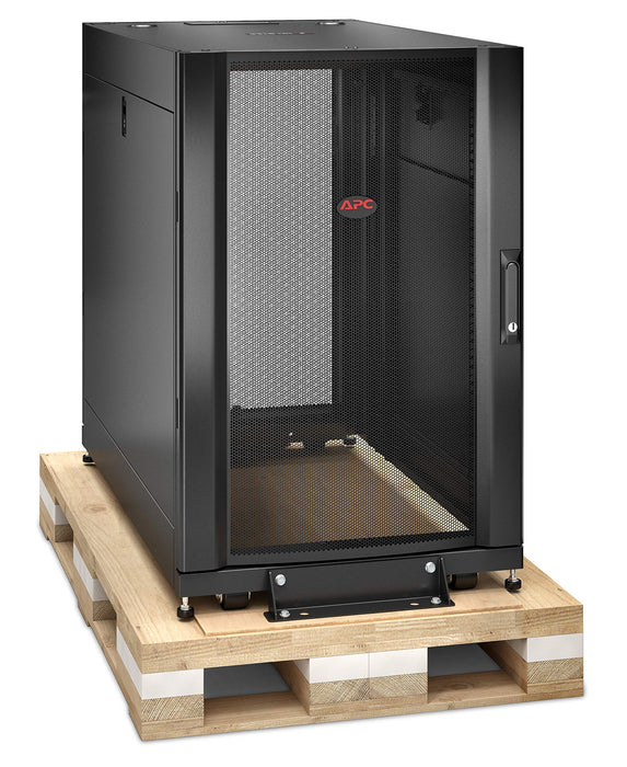 APC NetShelter SX - Rack cabinet - black - 18U - 19" - for P/N: SURT48RMXLBP