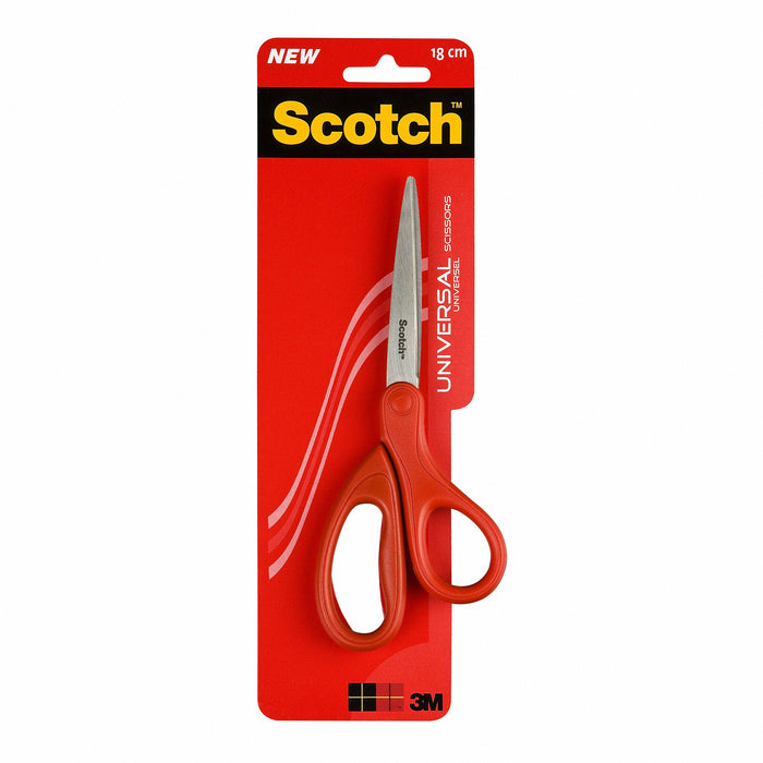 Scotch Scissors Universal Stainless Steel Red 180 mm