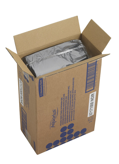 Best Value Aquarius 7171 Interleaved Folded Hand Towel Dispenser, Black, 1 x 1 Dispenser