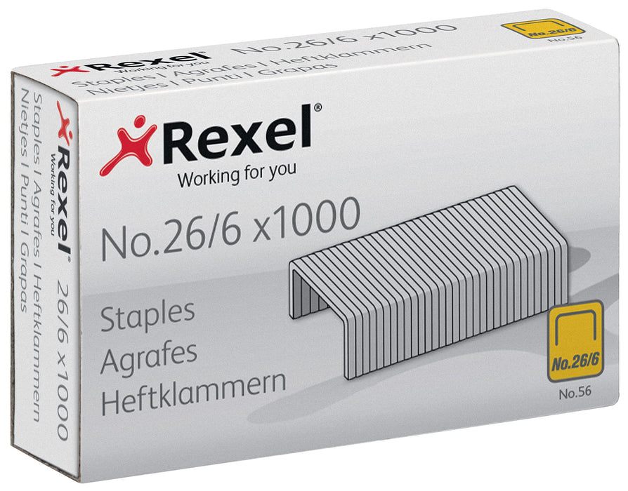 RexelStaples No56 26/6 (Pack 1000) ACCO6131