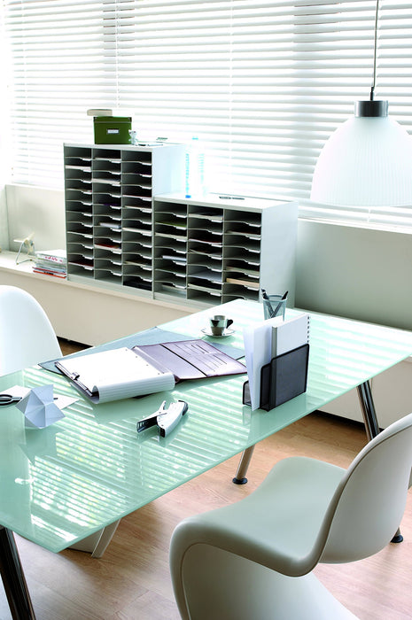 Paperflow Literature Display 802.11 A4 500 Sheets Grey 67.4 x 30.8 x 54.8 cm