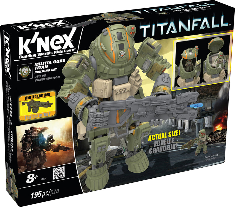 K'Nex KNEX - Titanfall Militia Ogre Titan Building Set //41078-69815