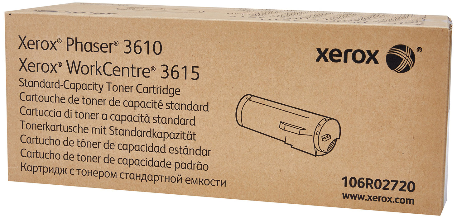 Best Value Xerox Genuine Phaser 3610/Workcentre 3615 Black Standard Capacity Toner Cartridge (5,700 Pages) - 106R02720
