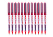 Best Value Uni-Ball 162560000 0.5 mm Nib UB-150 Eye Micro Rollerball Pen - Red (Pack of 12)