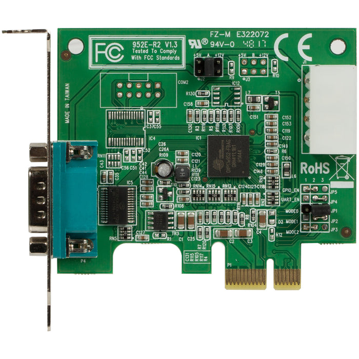 Best Value StarTech.com 1 Port Low Profile Native PCI Express RS232 Serial Card with 16950 UART - PCIe Serial Card - 1 Port LP RS232 Card (PEX1S952LP)