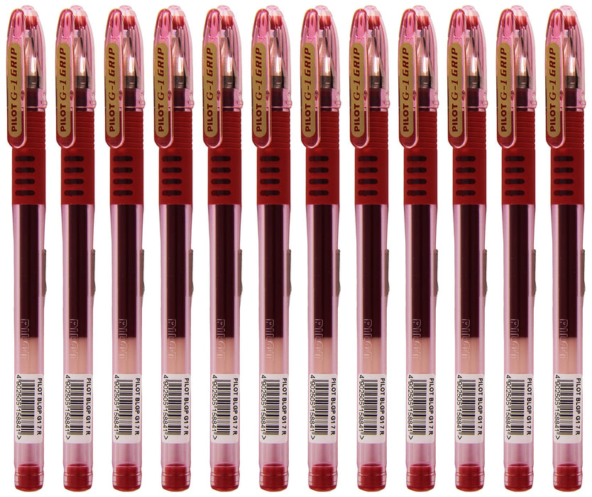 Best Value G107 Grip Gel Rollerball 0.7 mm (Pack of 12) - Red
