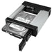 Best Value 5.25" to 3.5" Trayless Hard Drive Hot Swap Bay - Removable Hard Drive Bay for 3.5" SATA/SAS Drives - Aluminum (HSB1SATSASBA)
