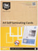 Best Value 3L A4 Self Laminating Cards (Pack of 10)