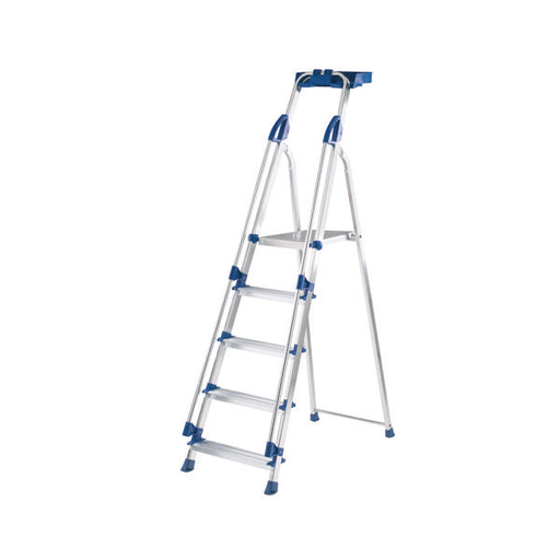 Werner Blue Seal 5 Tread Professional Aluminium Step Ladder 7050518