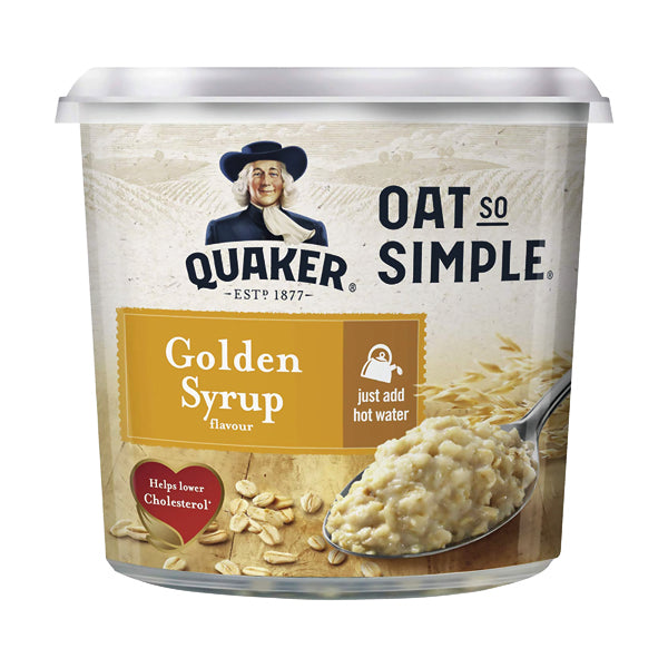 Oat So Simple Golden Syrup Porridge Pot 57g (Pack of 8) 121256