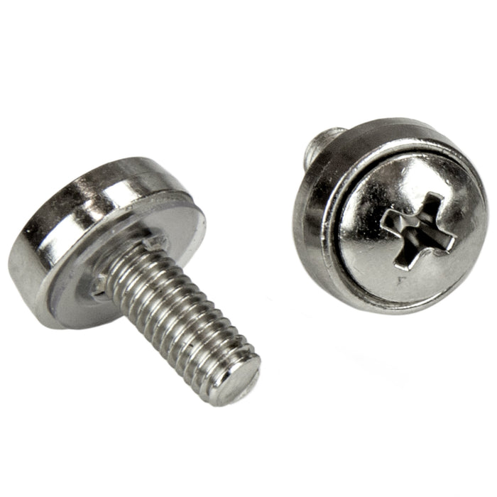 StarTech.com Rack Screws  20 Pack  Installation Tool  12 mm M5 Screws  M5 Nuts  Cabinet Mounting Screws and Cage Nuts (CABSCRWM520)