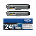 Brother TN241 Toner Cartridges Twin Pack Black TN241BKTWIN