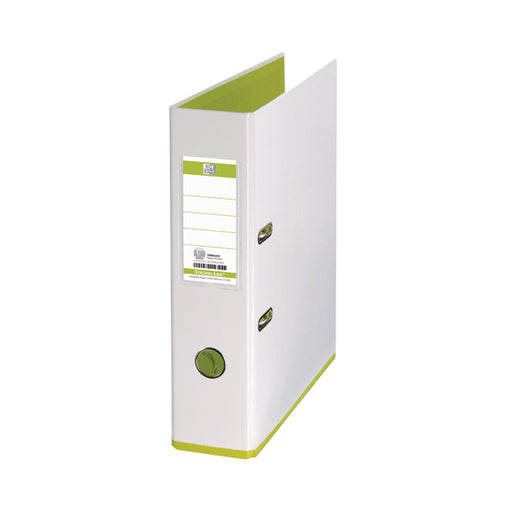 Elba My Colour Lever Arch File A4 White and Lime 100081032
