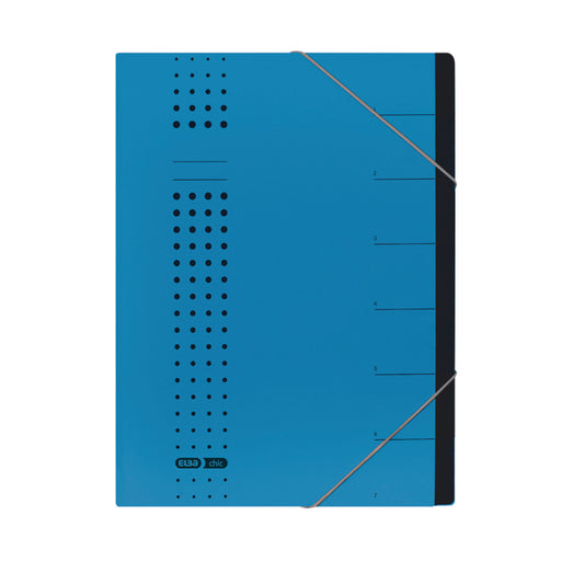 Elba Chic Heavyweight Organiser File 7 Part A4 Blue 400002020