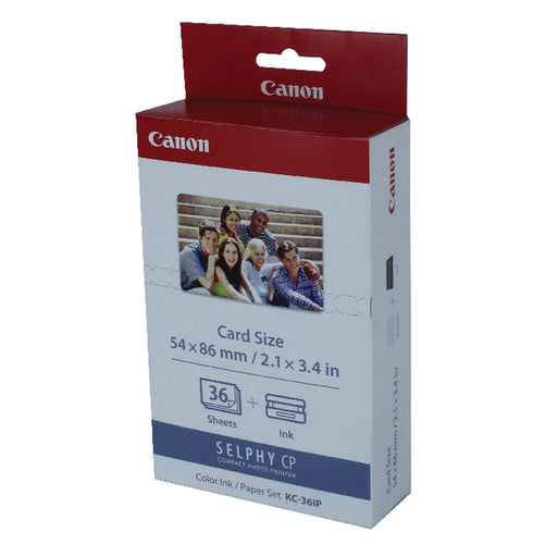 Canon KC-36IP Color Inkjet Cartridge and Label Set 7739A001