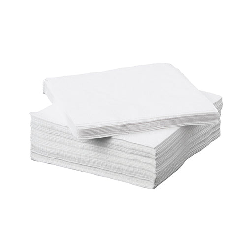 Napkin 2-Ply 330x330mm White (Pack of 100) 0502135