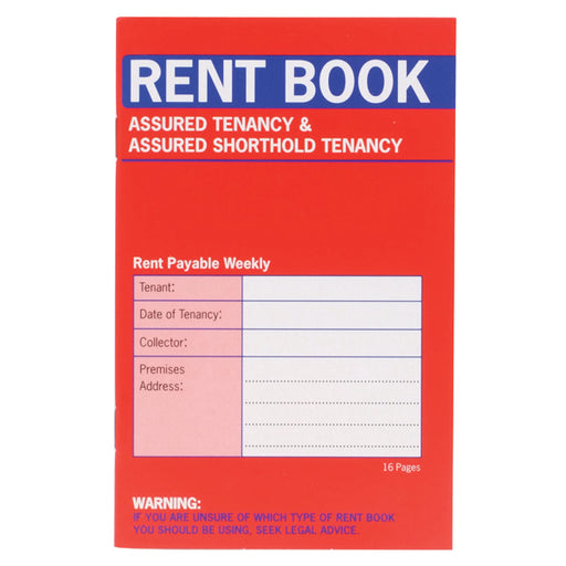 Country Assured Tenancy Rent Book (Pack of 20) C237