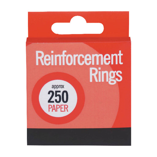 County Stationery Paper Reinforcements x250 (Pack of 12) C334