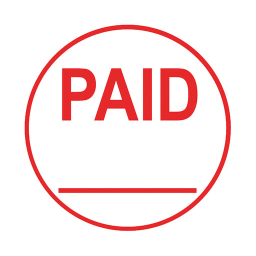 COLOP EOS R17 PAID Pre-Inked Circular Stamp C109531PAI