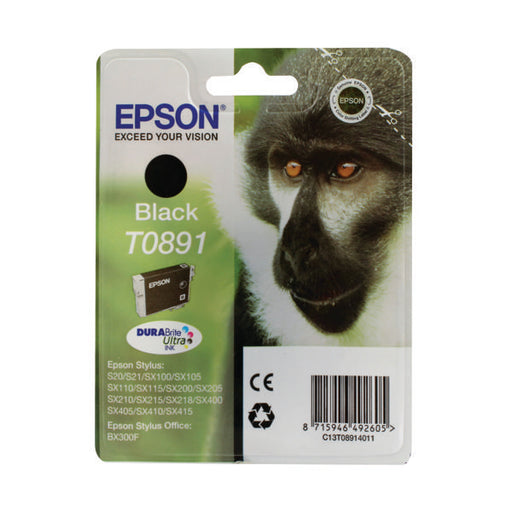 Epson T0891 Black Ink Cartridge C13T08914011 / T0891