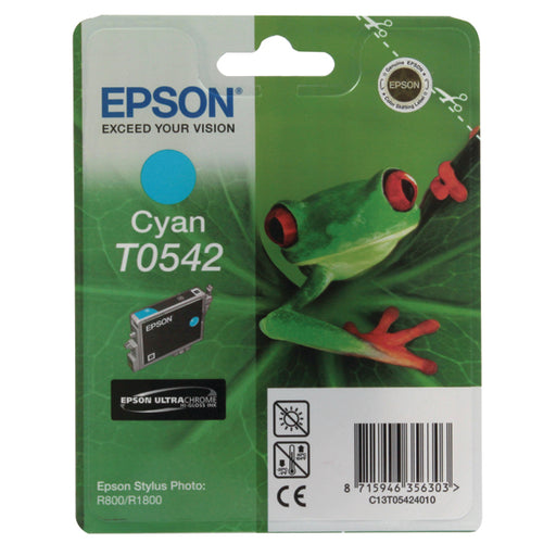 Epson T0542 Cyan Inkjet Cartridge C13T05424010