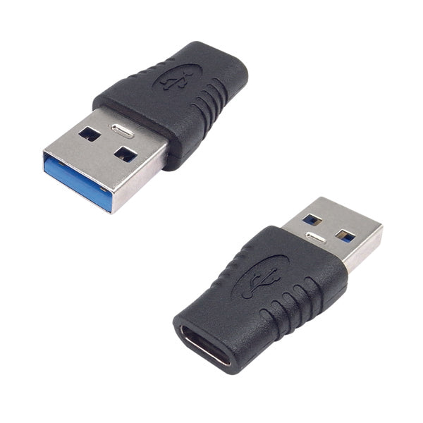 Connekt Gear USB 3 Adapter A Male to Type C Female + OTG Black 26-0420