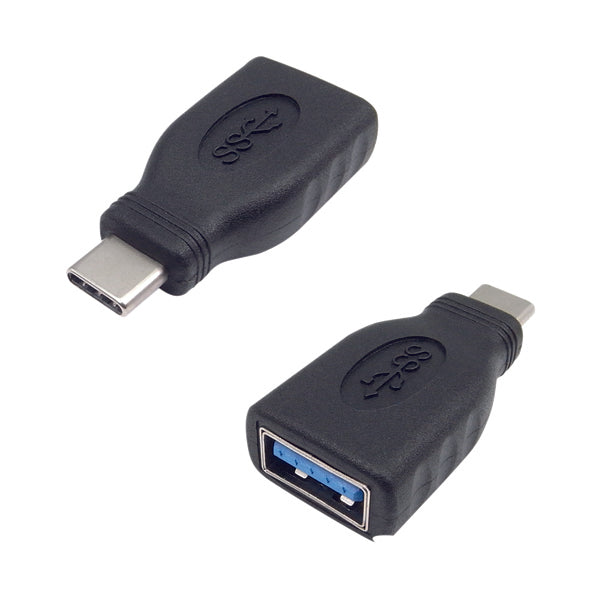 Connekt Gear USB 3 Adapter Type C Male to A Female + OTG Black 26-0430