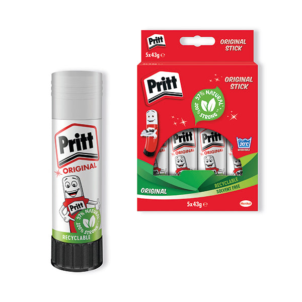 Pritt Stick 43g (Pack of 5)1456072