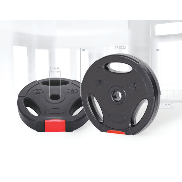 Monofit Peak Power Hantelscheiben-Set zum Gewichtheben Hantelstangen 15kg