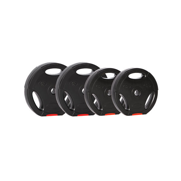 Monofit Peak Power Standard Plattengewichte Set für Gewichtheben Hantelstangen 25kg