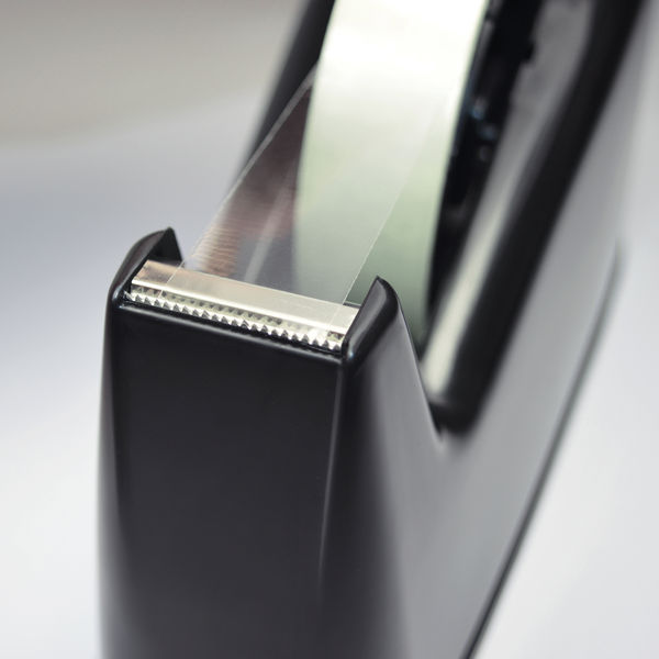 Rapesco Germ-Savvy Antibacterial 500 Heavy Duty Tape Dispenser Black RPTD500B